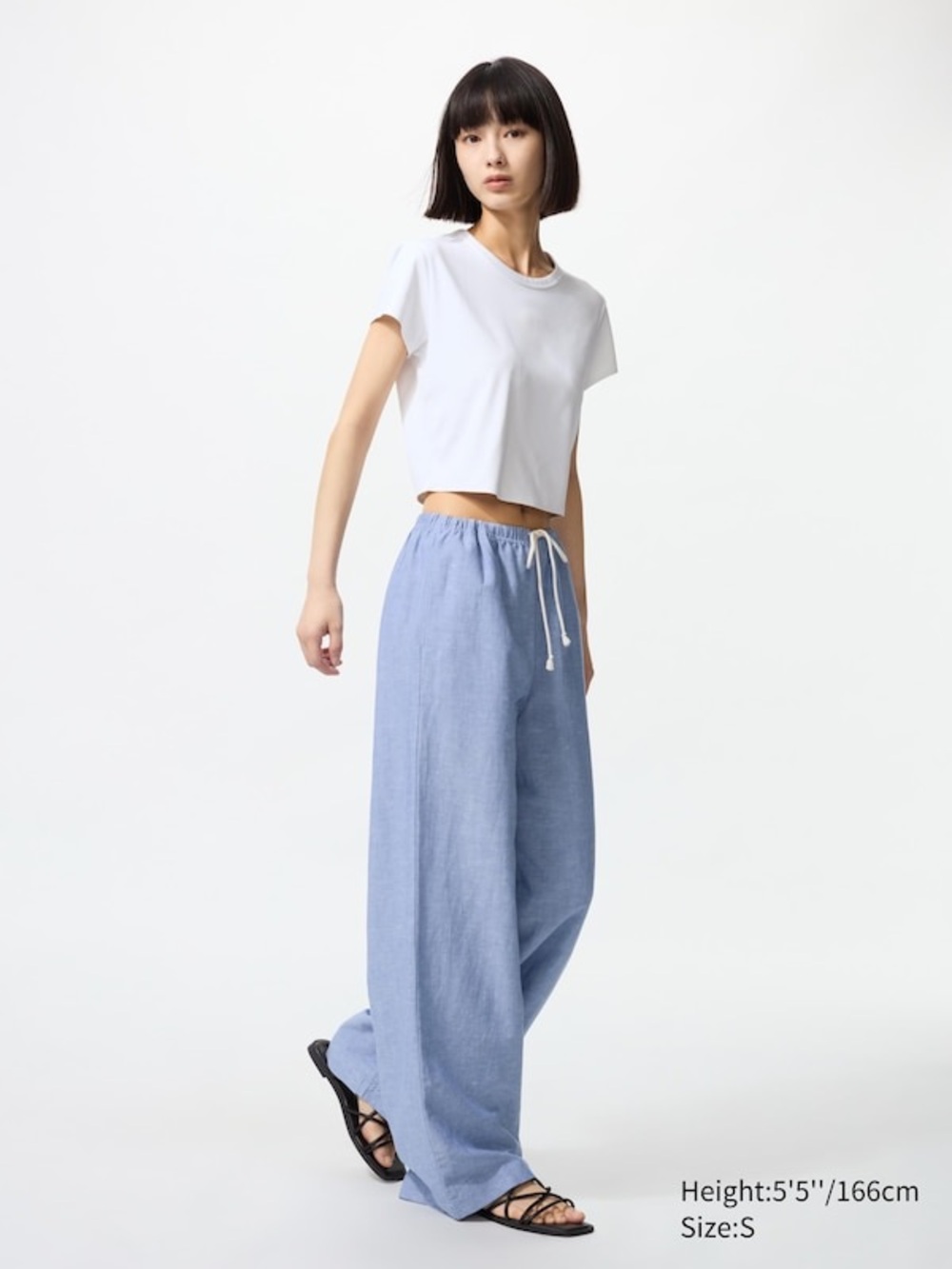 Uniqlo linen blend easy pants size S